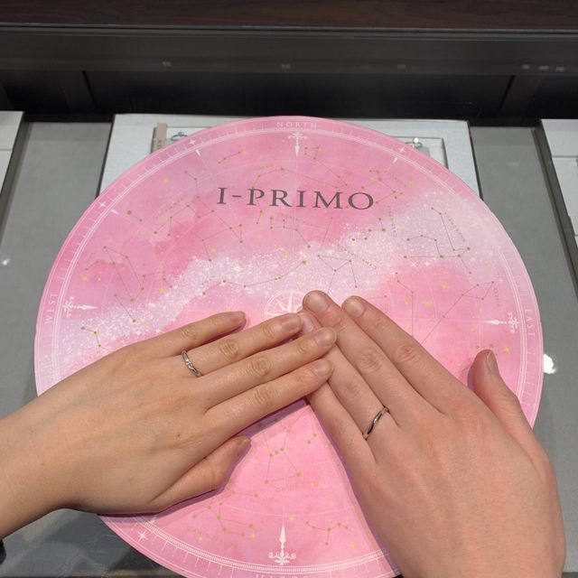 【アイプリモ(I-PRIMO)の口コミ】 CM等で耳にする事が多かったので、結婚指輪はアイプリモさんのイメージが…
