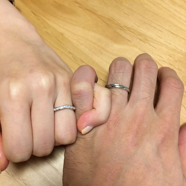 【銀座ダイヤモンドシライシの口コミ】 キラキラのハーフエタニティにひとめぼれしました！
他ブレンドでは、あり…