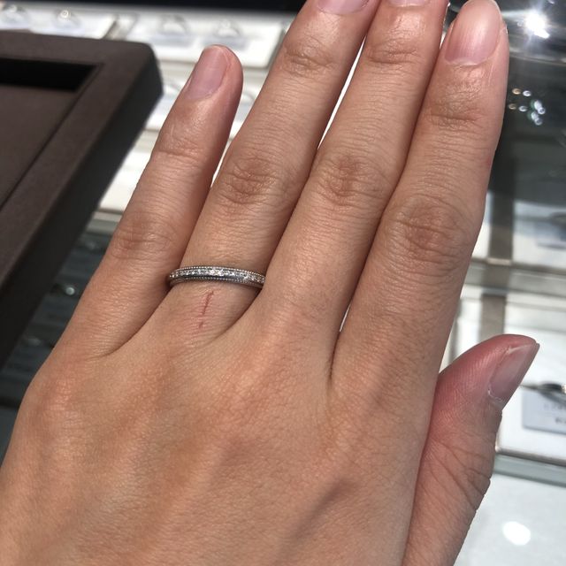 【アイプリモ(I-PRIMO)の口コミ】 ミルグレインが一周あるデザインは直しが難しいそうでほかのブランドも数…