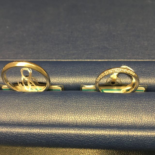 【銀座ダイヤモンドシライシの口コミ】 仕事柄、派手な指輪はつけることができないのでシンプルなものを買う予定…