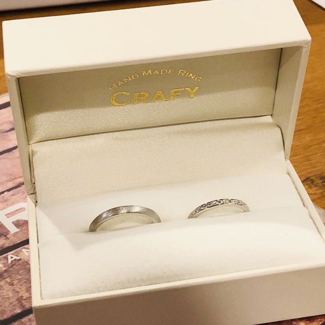 【CRAFY(クラフィ)の口コミ】 手作りすることで思い出にもなりますし、より思いが詰まったリングになる…