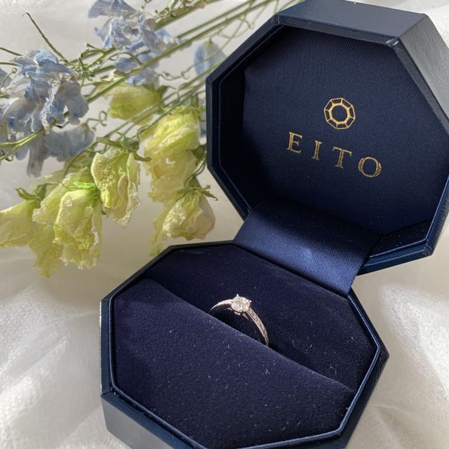 【EITO(エイト)の口コミ】 最初は他のブランドの指輪が候補だったけど、
実際指にしてみたらデザイン…