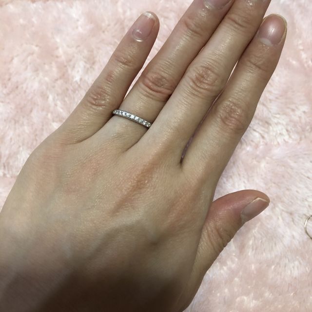 【garden(ガーデン)の口コミ】 ハーフエタニティの指輪を探していました。ハーフだとキラキラした指輪が…