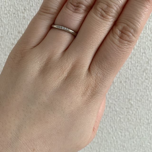 【JEWELRY  KAMATA(ジュエリーかまた)の口コミ】 わたしは、指が太いため指輪に抵抗がありそれほど欲しいとは思いませんで…