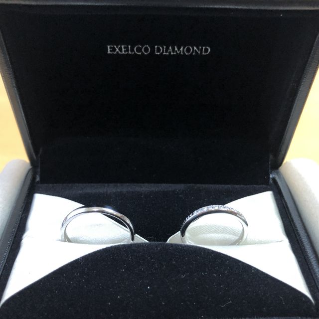 【エクセルコダイヤモンド(EXELCO DIAMOND)の口コミ】 初めはシンプルなデザインを希望していましたが、店員さんのお薦めもあり…