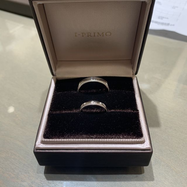 【アイプリモ(I-PRIMO)の口コミ】 購入前から、ミルグレインかチタンの指輪がいいなーと調べていましたが、…