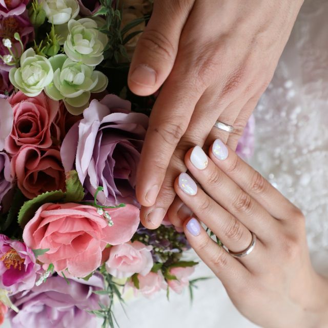 【結婚指輪手作り.comの口コミ】 デザインは厚め少し太めにして目立つようにしました。
表面をランダムに削…