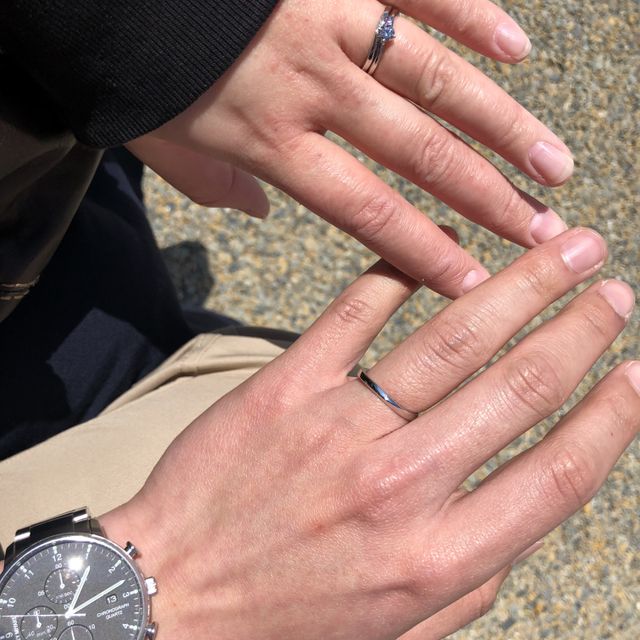 【俄(にわか)の口コミ】 私は朝葉(ASAHA)、主人は笹舟(SASABUNE)を購入しました。毎日着けるものな…