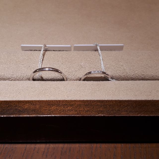 【TRECENTI(トレセンテ)の口コミ】 あまり派手すぎないけど、ダイヤの輝きがきれい。婚約指輪を購入していな…