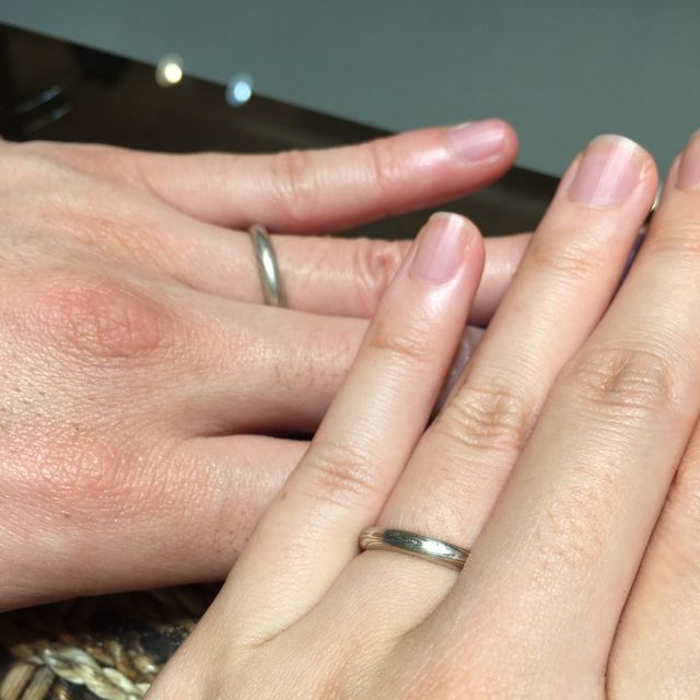 【杢目金屋(もくめがねや)の口コミ】 杢目模様が綺麗な指輪です。ホームページやカタログに載っている指輪はダ…