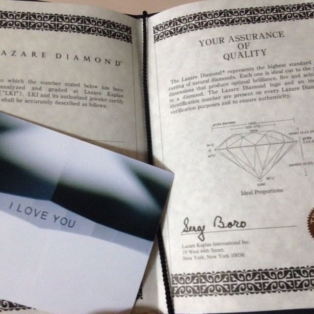 【ラザール ダイヤモンド(LAZARE DIAMOND)の口コミ】 ２ヶ月くらいの間、数々のブランド、ダイヤを見に行き、どうしても質の良…