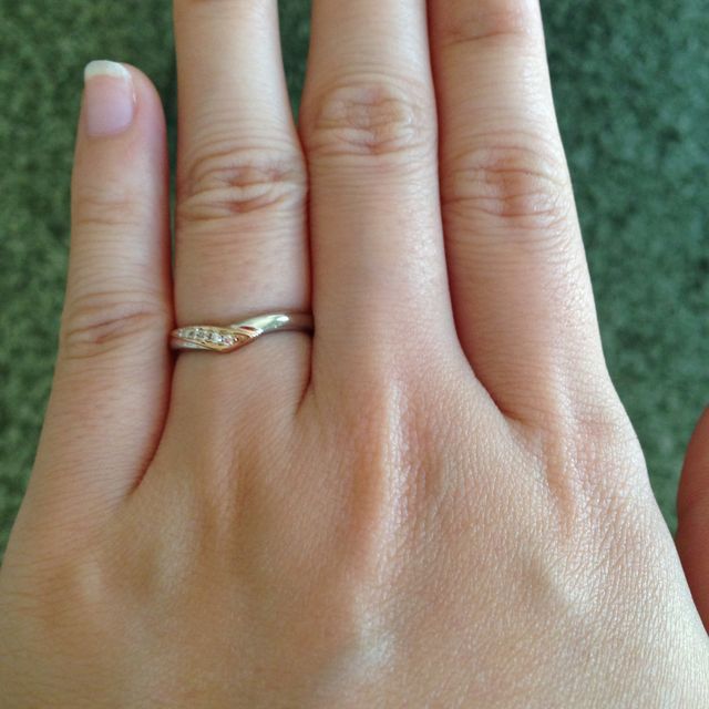【EYE JEWELRY UMAKI(アイジュエリー ウマキ)の口コミ】 ご主人様が先に下調べし、何個か選んでくれていた指輪の中からはめてみて…