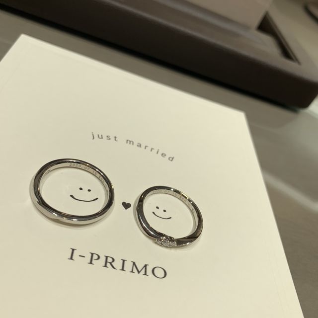 【アイプリモ(I-PRIMO)の口コミ】 2人とも指輪に対するこだわりが特になかったので、いろいろな種類の指輪を…