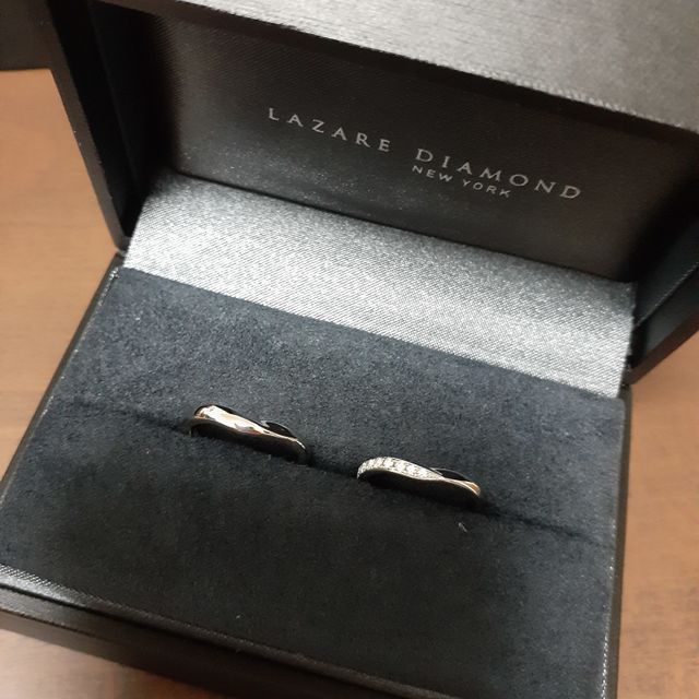 【ラザール ダイヤモンド(LAZARE DIAMOND)の口コミ】 婚約指輪もラザールダイヤモンドでとても気に入っていたので、結婚指輪も…
