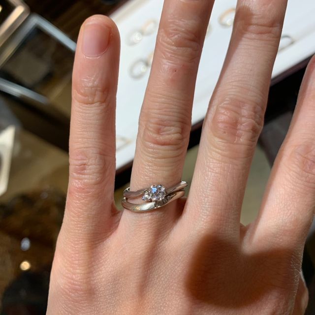 【杢目金屋(もくめがねや)の口コミ】 いろいろなお店を見てきたのですが今までにない指輪の模様でちょっと感動…