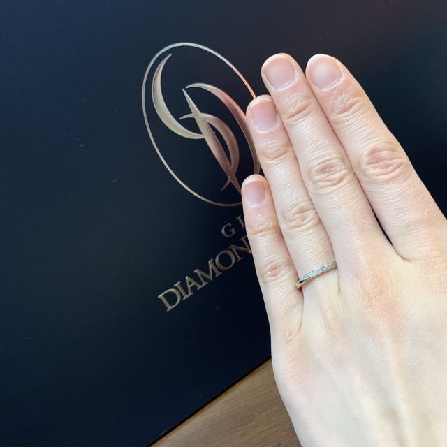 【銀座ダイヤモンドシライシの口コミ】 指輪のデザインが夫婦ともに満足いくものがあり、ダイヤも質の良いものを…