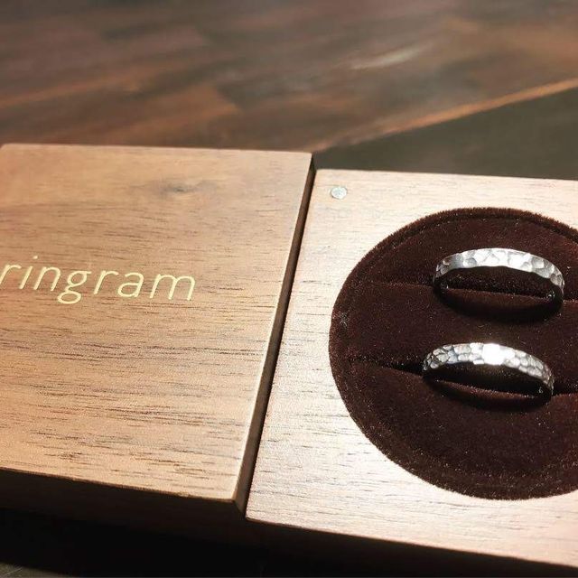 【ringram(リングラム)の口コミ】 あまりいかにも結婚指輪というようなデザインではないものが欲しかったた…