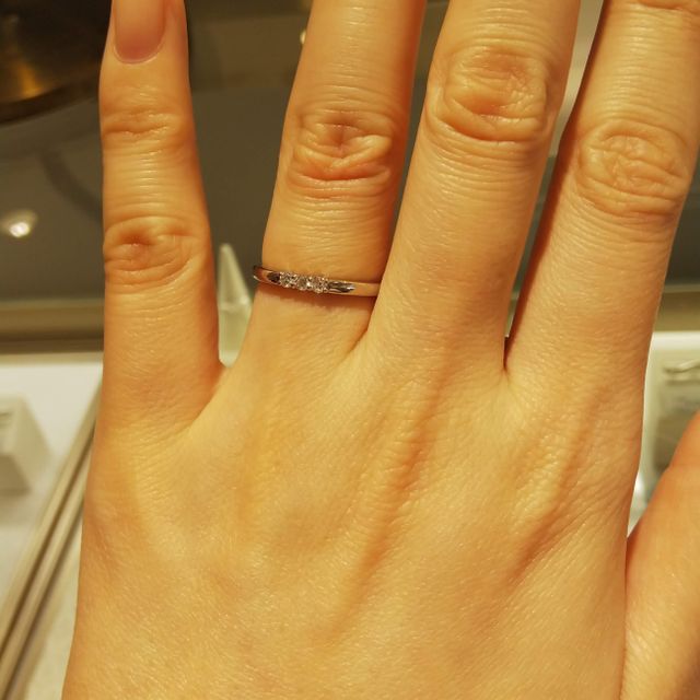 【festaria bijou SOPHIA(フェスタリア ビジュソフィア)の口コミ】 あまり太くないもの、かつ、派手すぎないものが希望でしたので、こちらの…