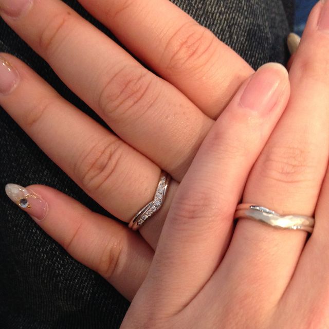 【ジュエリーアトリエの口コミ】 決め手は地元の店舗で購入をしたかからと、一生つけるものなのでできるだ…