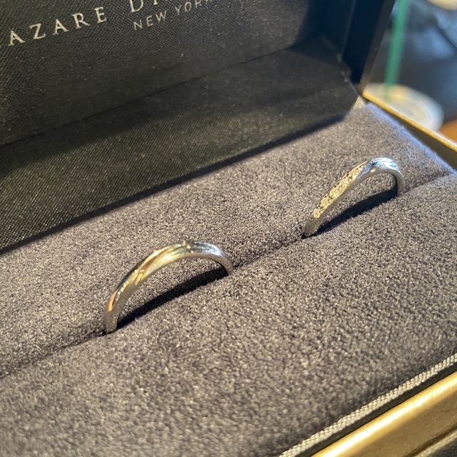 【ラザール ダイヤモンド(LAZARE DIAMOND)の口コミ】 他の店舗を見てからの来店でしたが、自分の好みのデザインを絞っていろい…