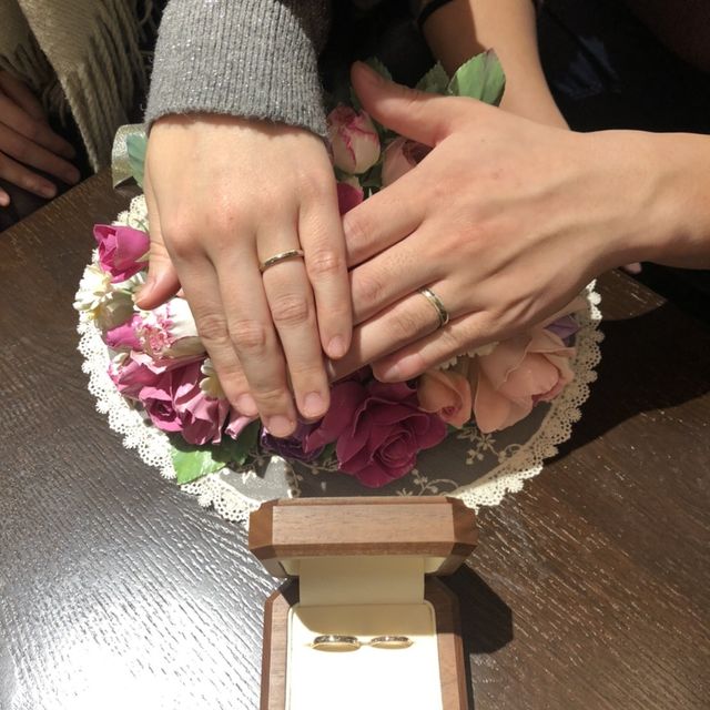 【TANZO.(鍛造指輪)の口コミ】 既製品の商品と違い、自分達だけのフルオーダーの指輪という特別感や鍛造…