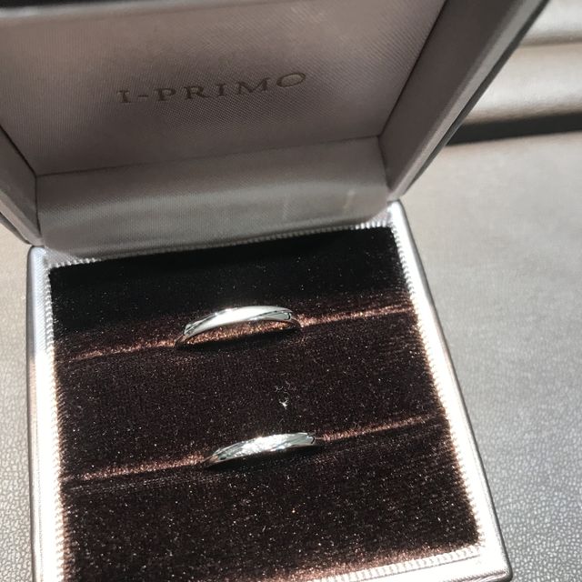 【アイプリモ(I-PRIMO)の口コミ】 婚約指輪もアイプリモさんでしたので、結婚指輪もアイプリモにしました。…