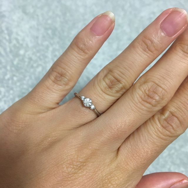 【銀座ダイヤモンドシライシの口コミ】 色々なブランドを見ていく中で、なかなか好きなデザインに出会えて無かっ…