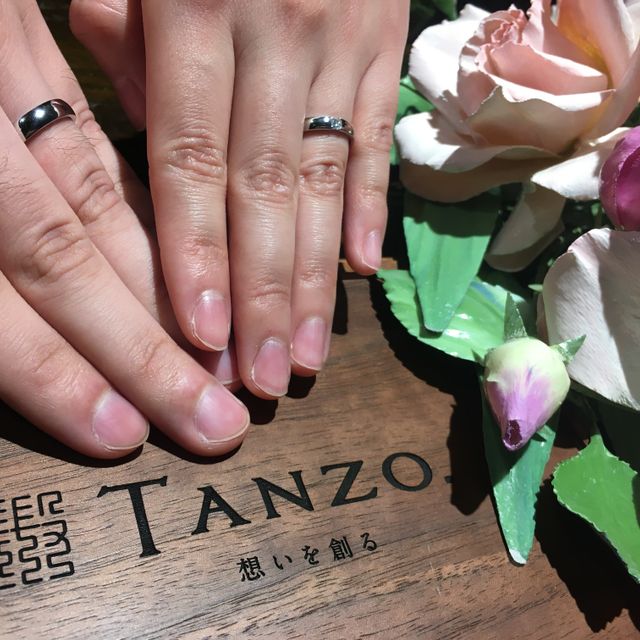 【TANZO.(鍛造指輪)の口コミ】 10店舗ほど見たり話を聞きに行きました。最後にTANZOさんに行って話を聞い…