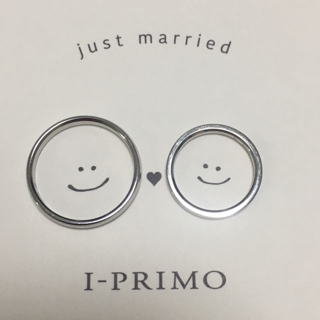 【アイプリモ(I-PRIMO)の口コミ】 私はハーフエタニティがよく、彼はシンプルが好きでした。なるべく同じデ…