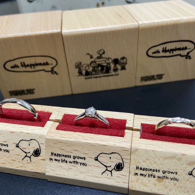 【with Happiness..の口コミ】 スヌーピーが大好きで、ずっとこれだと決めていました。店で見て、思った…