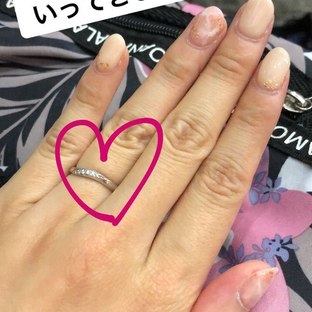 【銀座ダイヤモンドシライシの口コミ】 結婚指輪というとシンプルなものが一般的だと思っていましたが、｢毎日見る…