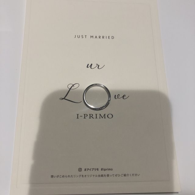 【アイプリモ(I-PRIMO)の口コミ】 シンプルな指輪にしようと思っていたのですが、物足りなさを感じて気付け…