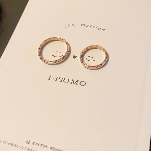 【アイプリモ(I-PRIMO)の口コミ】 2人とも気に入り、長く愛せるデザインであったこと。本来結婚指輪の購入予…