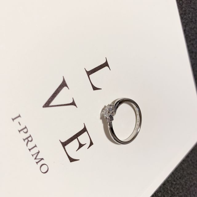 【アイプリモ(I-PRIMO)の口コミ】 結婚指輪を先に他のブランドで購入していたのでその指輪との相性が良いか…