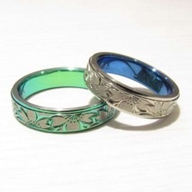 【輪-RIN-の口コミ】 チタン素材の和風の結婚指輪を探しており、数店舗まわりましたが、元々チ…