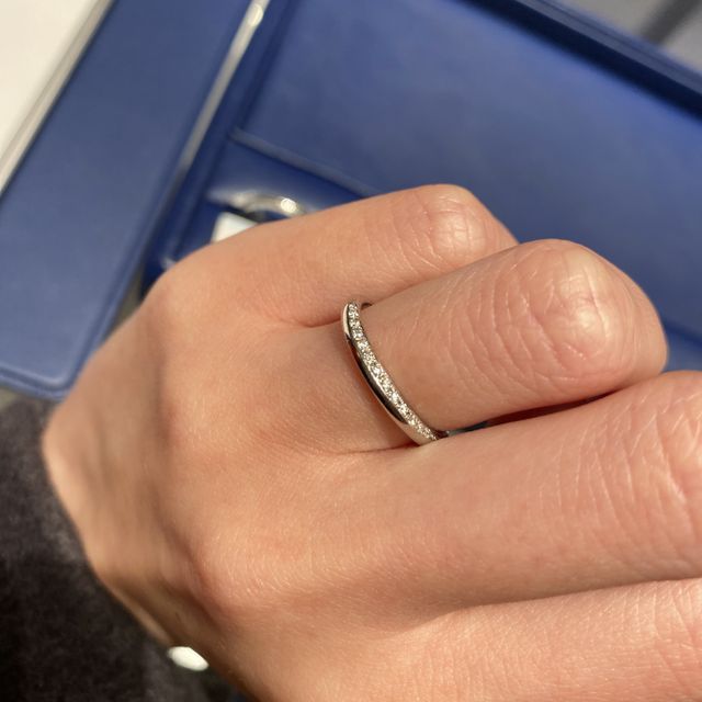 【銀座ダイヤモンドシライシの口コミ】 購入を急いでなかったので5.6件のブランドをまわりました。　実物を見るま…