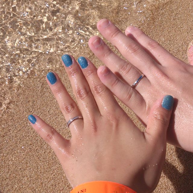 【4℃ BRIDAL(ヨンドシーブライダル)の口コミ】 普段つけていて邪魔になりすぎず、しかしシンプルすぎないデザインが気に…