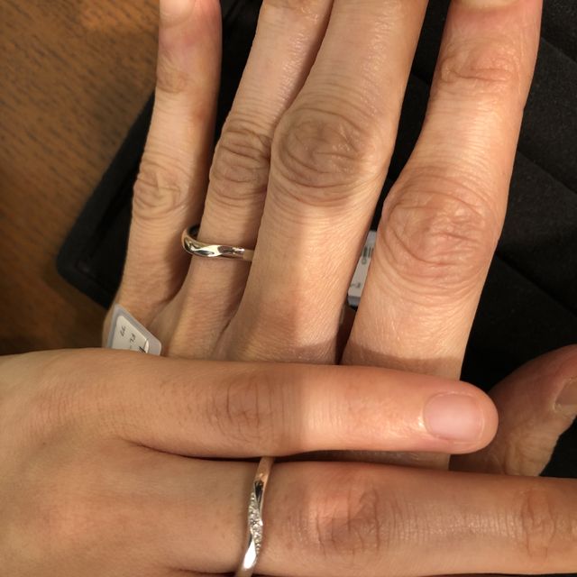 【TRECENTI(トレセンテ)の口コミ】 さまざまなデザインの結婚指輪ん見せていただきました。その中でも理想の…