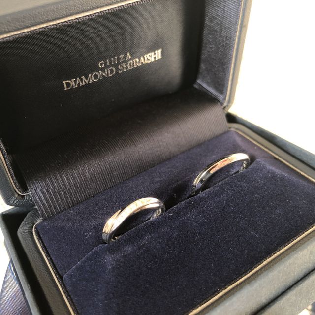 【銀座ダイヤモンドシライシの口コミ】 指輪の着け心地がとても良く、付けてもお互いに違和感を感じなかったため…