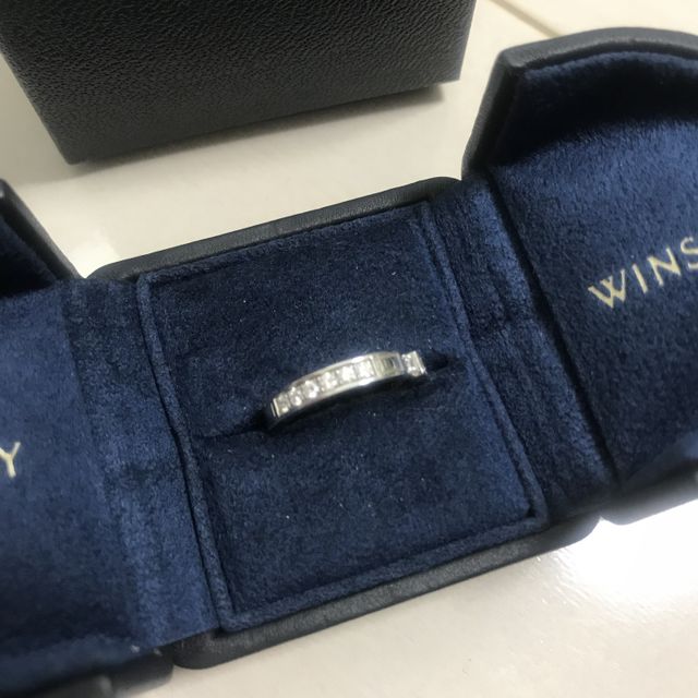 【ハリー・ウィンストン(Harry Winston)の口コミ】 普段は仕事上つけないので、エタニティタイプなどダイヤ付きの結婚指輪を…
