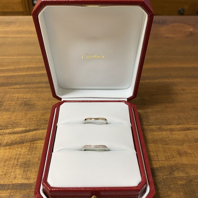 【カルティエ(Cartier)の口コミ】 カーブのデザインに惹かれてバレリーナシリーズを見せてもらいました。シ…