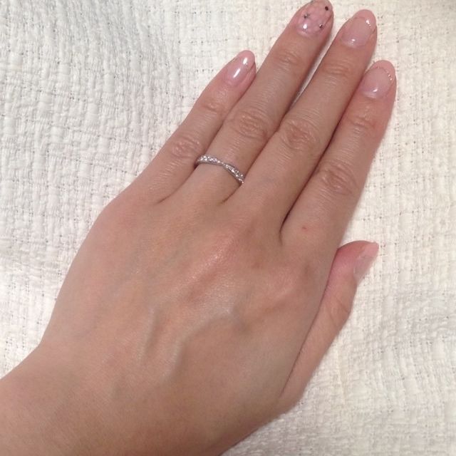【ティファニー(Tiffany & Co.)の口コミ】 結婚指輪は憧れのティファニーと決めていました。他のブランドは一切見ず…