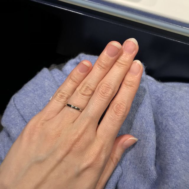 【銀座ダイヤモンドシライシの口コミ】 シンプルな指輪が欲しくて探していたところ、担当の方が用意してください…