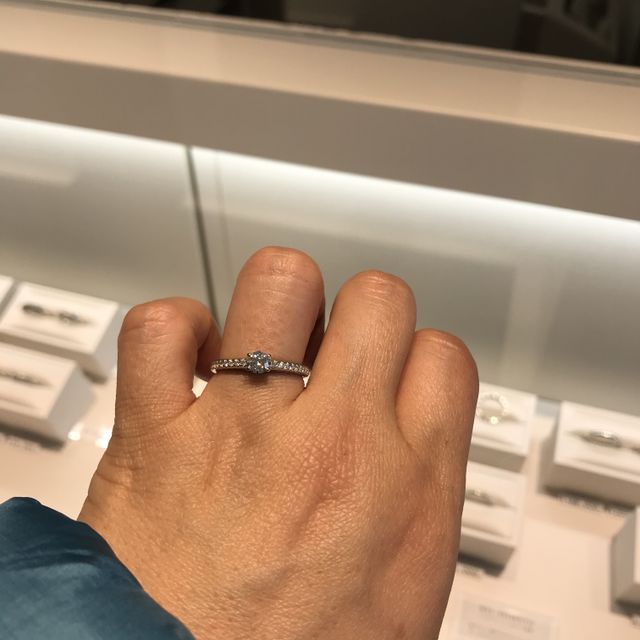 【Ponte Vecchio(ポンテヴェキオ)の口コミ】 40代でも恥ずかしくないような大人向けのリングを探しに来ました。
ダイヤ…