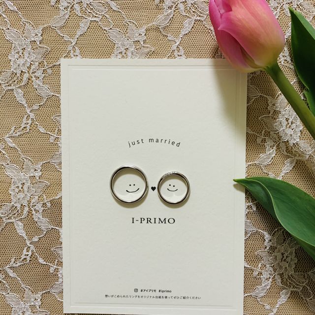 【アイプリモ(I-PRIMO)の口コミ】 シンプルな中にもさり気ない華やかな指輪を探していたところ、どの角度か…