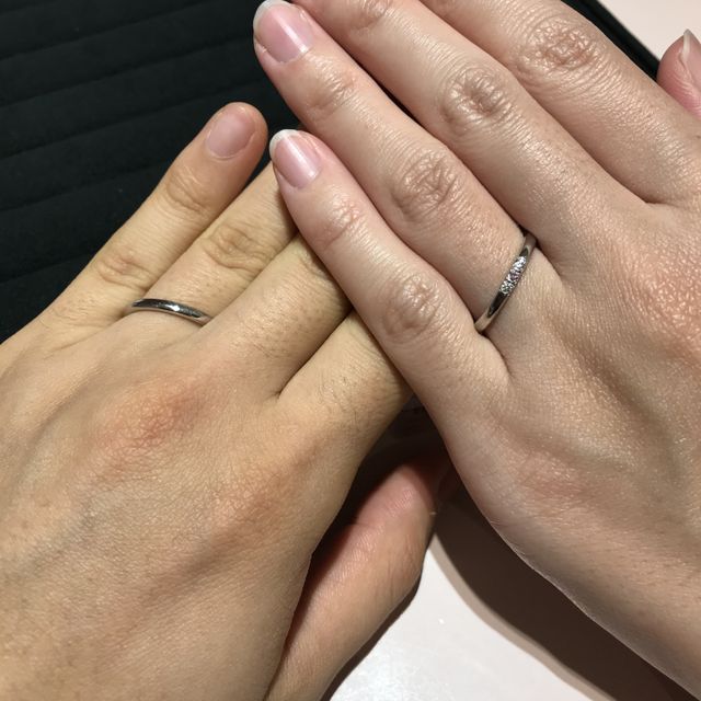 【TRECENTI(トレセンテ)の口コミ】 ダイヤモンドの石が、端まで四角くびっしりと敷き詰められており、高級感…