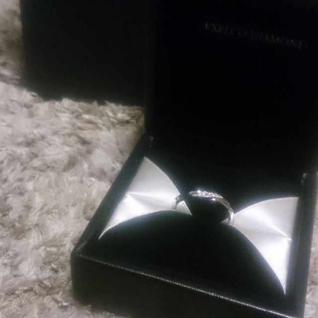 【エクセルコダイヤモンド(EXELCO DIAMOND)の口コミ】 婚約指輪を購入しなかったので、結婚指輪を少しいいものにしようと決めて…