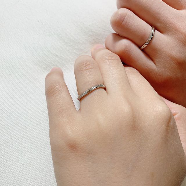 【アイプリモ(I-PRIMO)の口コミ】 ダイアのデザインも素敵で、カーブも凄く好みでした！
特に着け心地が良く…