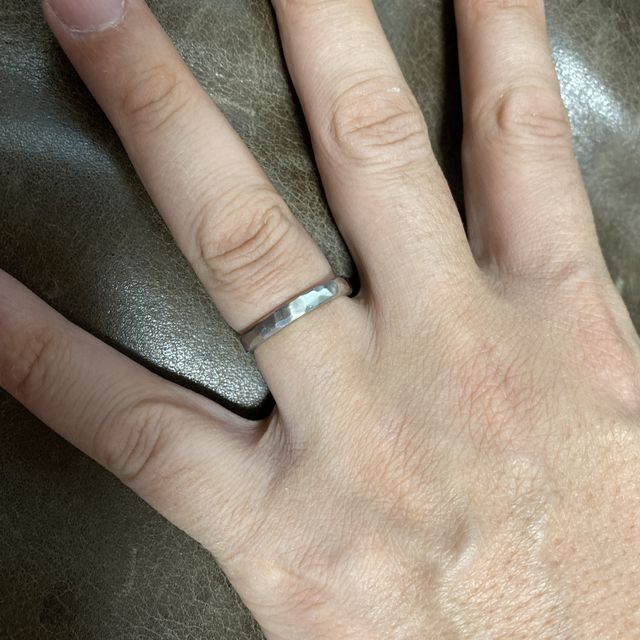 【uchimari(ウチマリ)の口コミ】 指輪の決め手は手作りできる所でした。デザインや形、素材からすべて選べ…