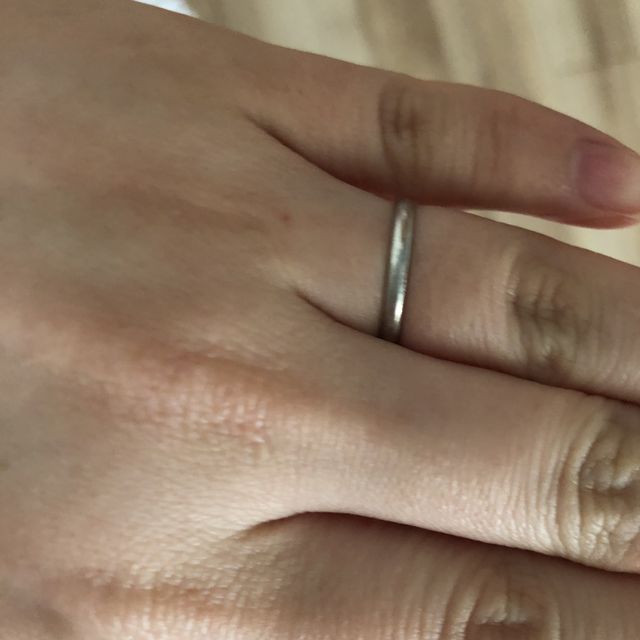 【ティファニー(Tiffany & Co.)の口コミ】 結婚指輪とにかく普通の、シンプルな、ザ王道のものが欲しくて購入しまし…